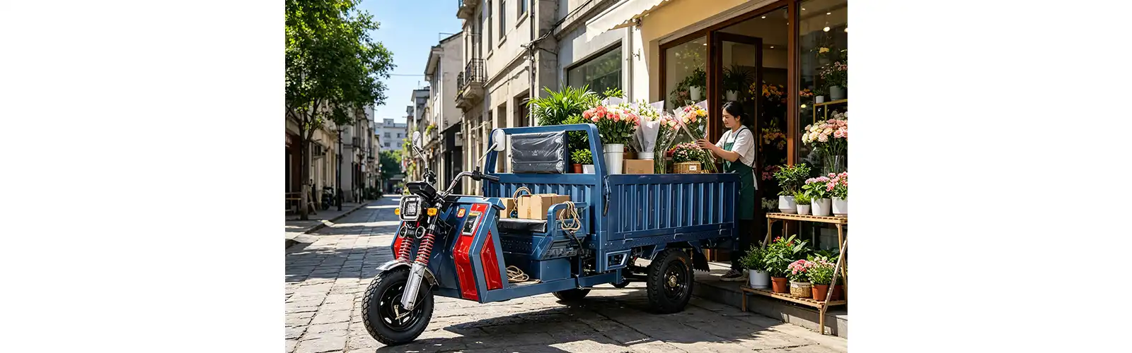 heavy duty electric utility tricycle