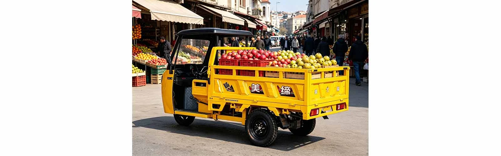 new design electric cargo tricycle
