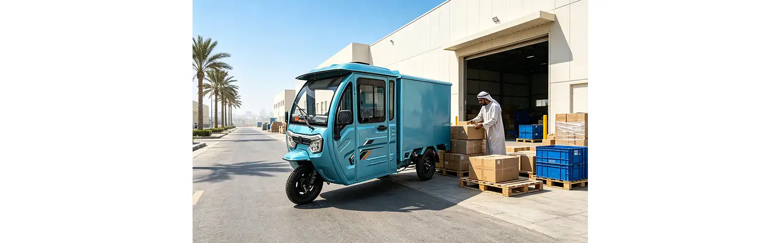 express delivery electric tricycle cargo