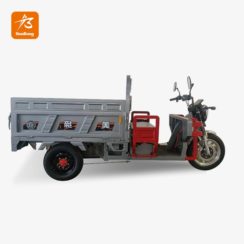 Electric Three Wheeler Electric Cargo Tricycle with Folding Seat