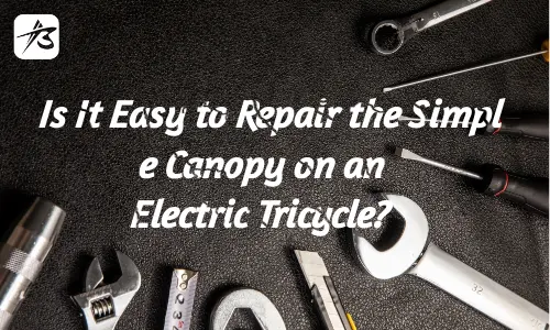 Is It Easy to Repair the Simple Canopy on an Electric Tricycle?