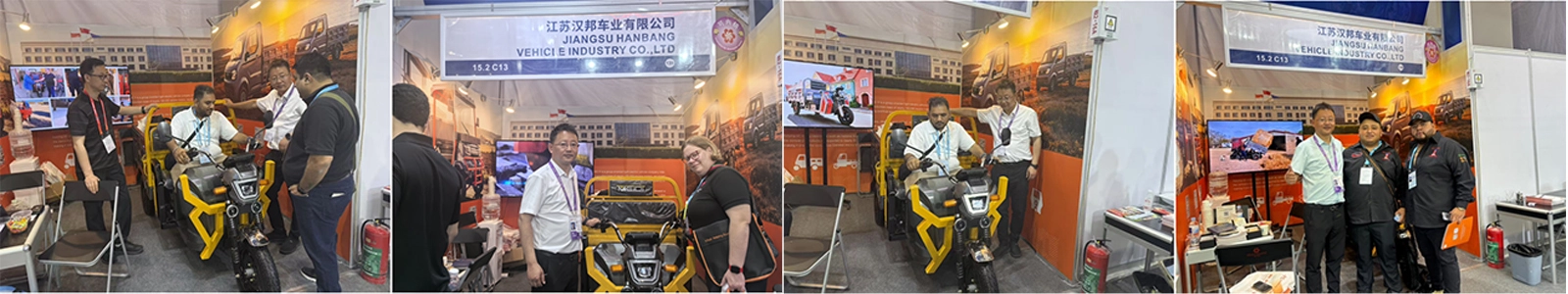 " As the "barometer" and "wind vane" of China's foreign trade, the Canton Fair is a core hub for enterprises to connect with the global market. The Hanbang Vehicle Industry booth was bustling with visitors at this exhibition. Relying on an intelligent production base covering nearly 150,000 square meters with a total investment of over 1 billion yuan, as well as more than 450 intellectual property patents and over 10 provincial high-tech product certifications, Meidi electric tricycle exhibits became the focus of overseas buyers as soon as they were unveiled. "The effect of this Canton Fair far exceeded expectations, and our booth almost became an 'international reception hall'," said Hou Dafu, Brand Director of Hanbang Vehicle Industry. In fact, the popularity at the Canton Fair was no accident. In the first quarter of this year, Hanbang Vehicle Industry just set a peak record of 2,000 units shipped in a single day and over 20 containers dispatched simultaneously, which was only a year-on-year peak for a single year. By mid-February, nearly 30 containers of orders worth nearly 1 million US dollars had been sent to the European market alone. Based on such an active base and reputation in overseas markets, Meidi electric tricycles precisely hit the pain points of global buyers at this exhibition: buyers from Brazil and Mexico showed strong cooperation intentions in the heavy-duty cargo series equipped with permanent magnet D power systems; while African merchants from Tanzania and Nigeria highly praised the loading capacity of the vehicle's 3D deep-stamped cargo box and its durability under extreme road conditions. 