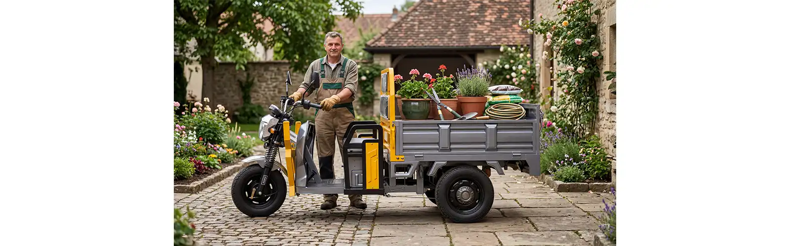 Hanbang 3 wheel electric cargo tricycle