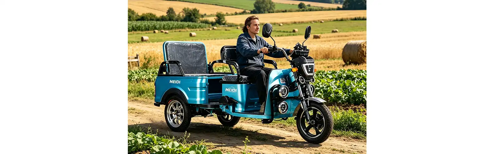 foldable design electric tricycle for cargo&passengers