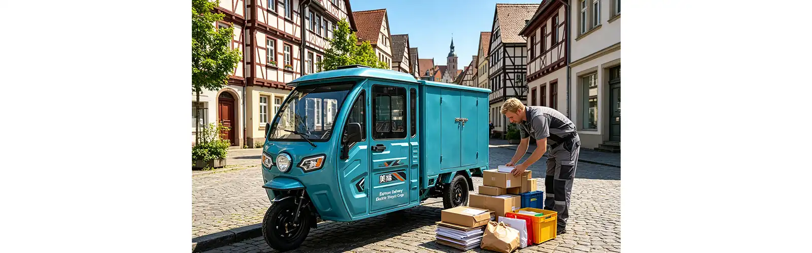 Express Delivery Electric Tricycle Cargo