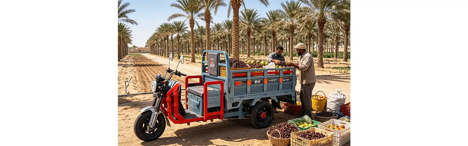 Electric Tricycle with Riveted Frame