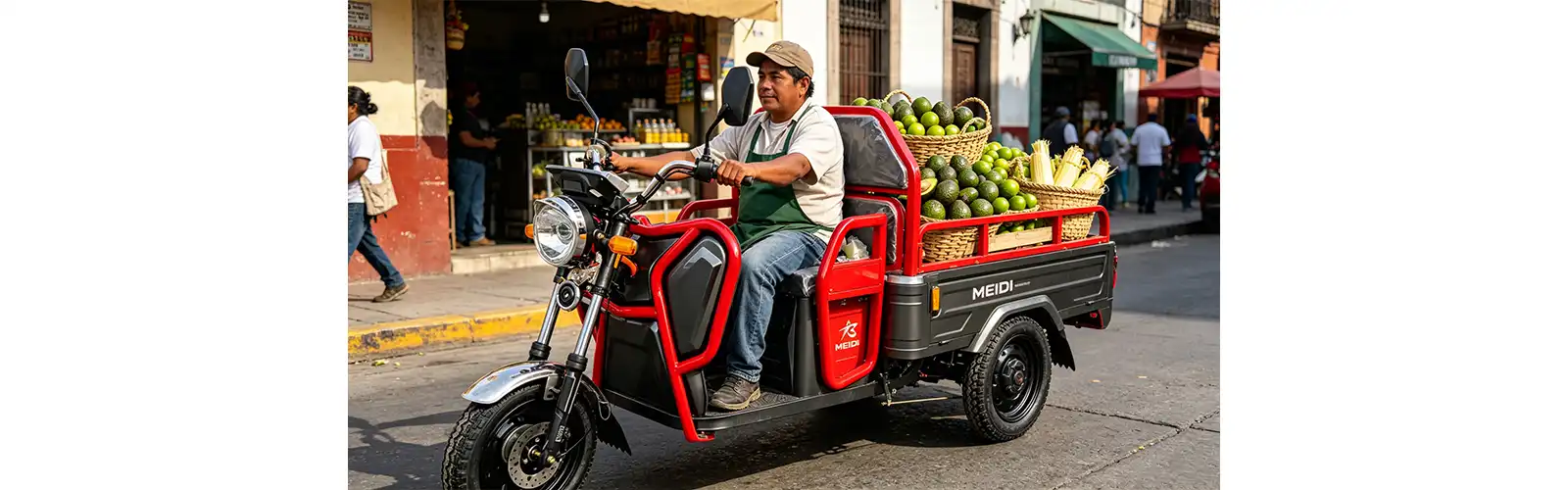 Leisure cargo tricycle electric with EEC certification