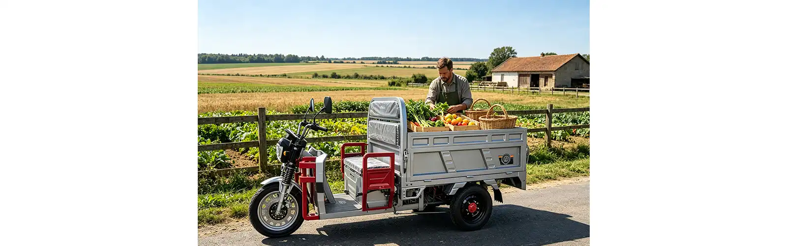 Electric Cargo Vehicle Three Wheeler EU Certification