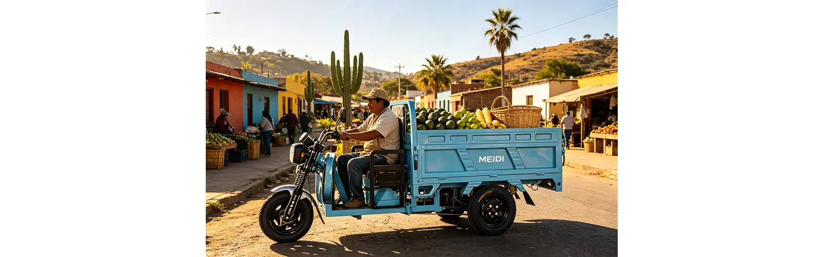 E-Tricycle for Cargo 3 Wheeler