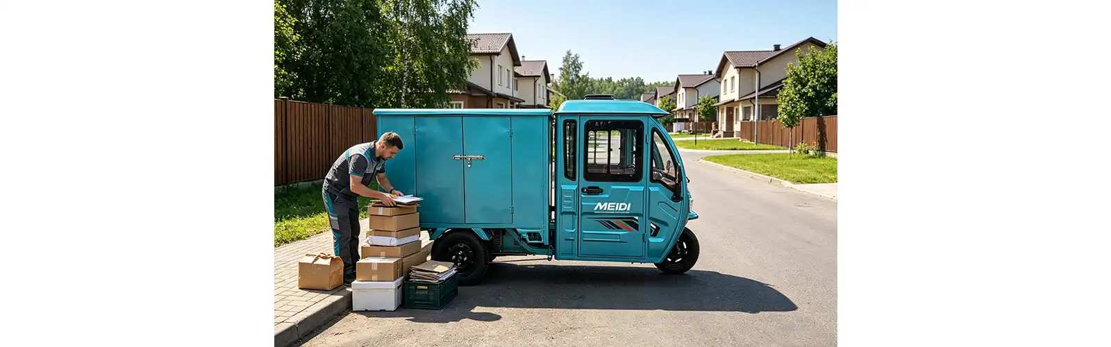 Express Delivery Electric Tricycle Cargo