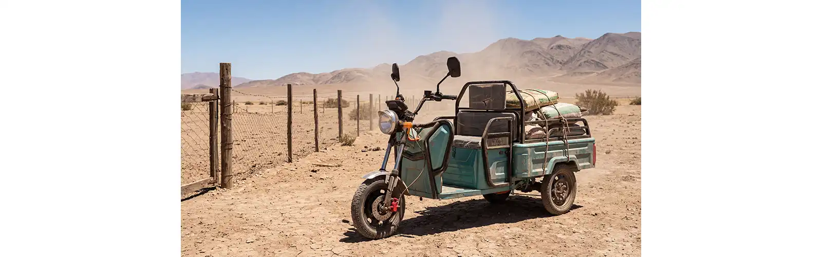 EEC Electric Three Wheeler Cargo Tricycle Motorcycle