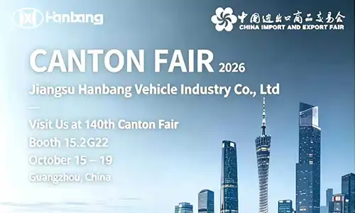 Jiangsu Hanbang Vehicle Industry to Showcase Full Electric Tricycle Lineup at the 140th Canton Fair