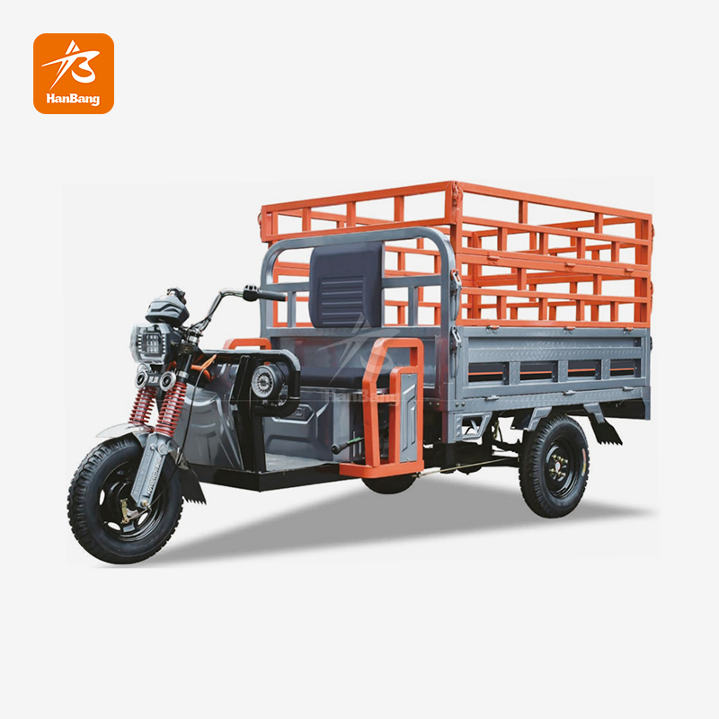 ダブルハイレール付き電動三輪貨物車